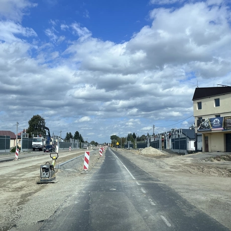 Rozbudowa drogi z Rzeszowa do Jasionki [wrzesień 2023] - fot 27